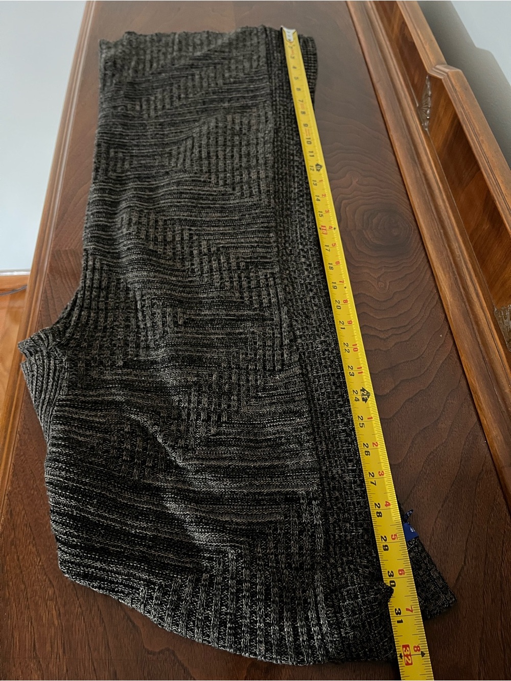 Apt. 9 Brown Open-Front Ribbed Cardigan - Picture 4 of 5